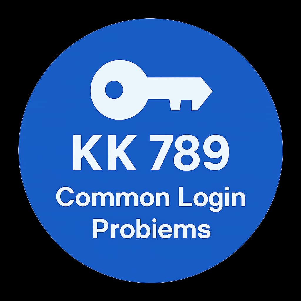 Icon representing help resources for KK 789 login problems.