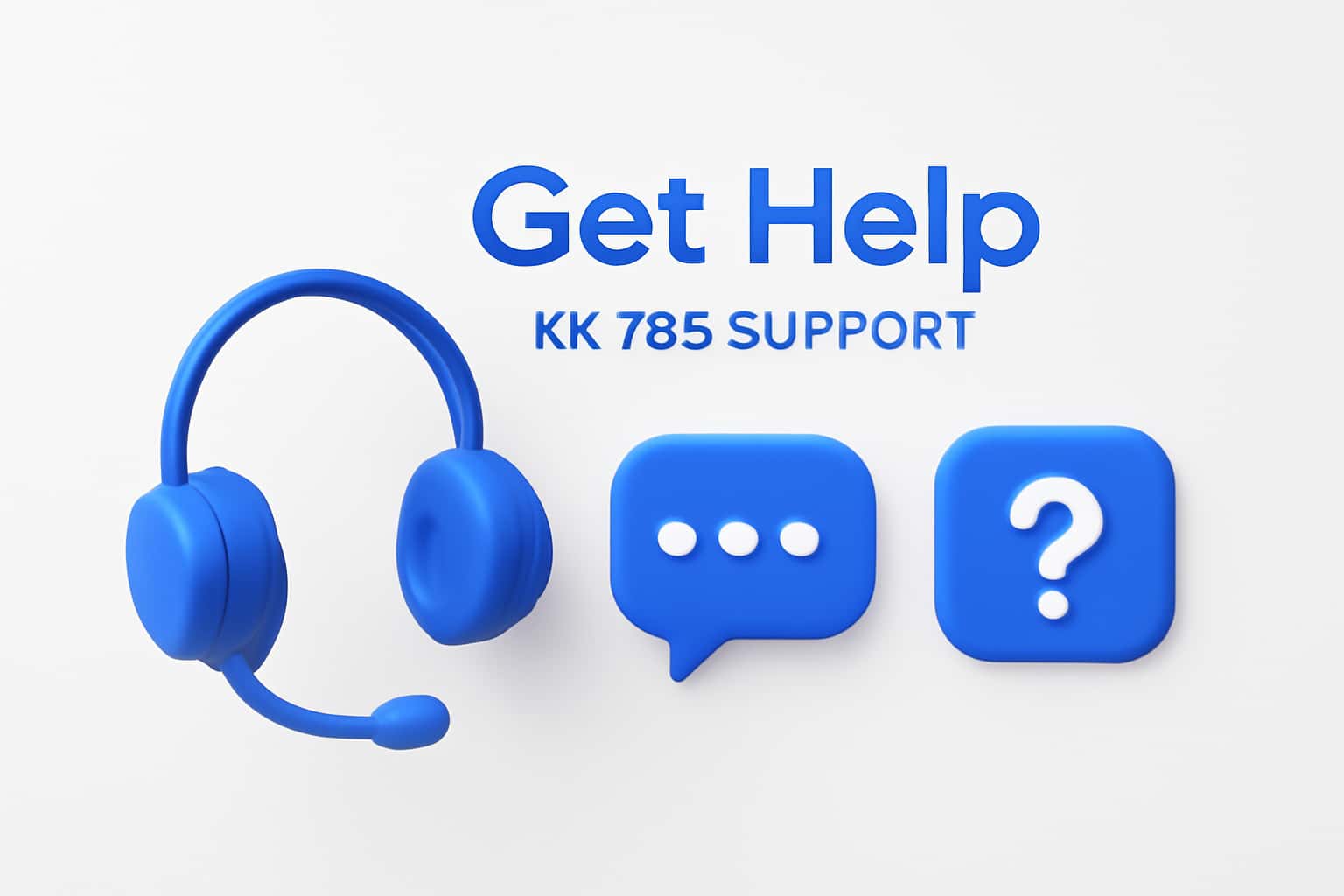Get Help - KK 789 Support Interface