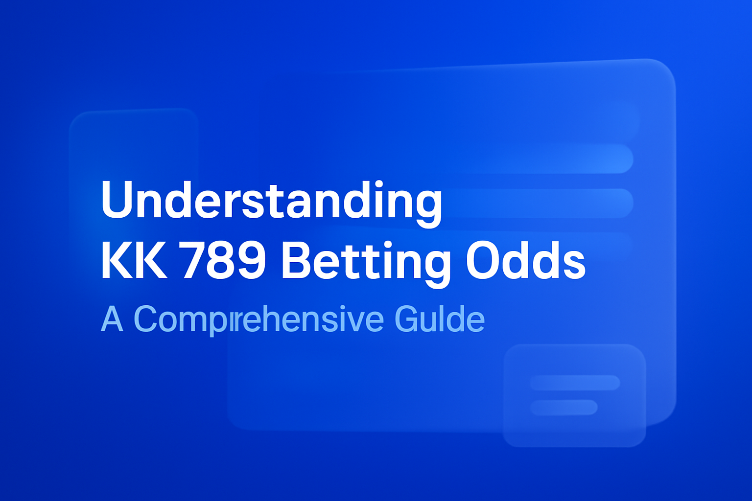 A digital representation of the KK 789 Reset Password Guide with a futuristic design using blue accents.