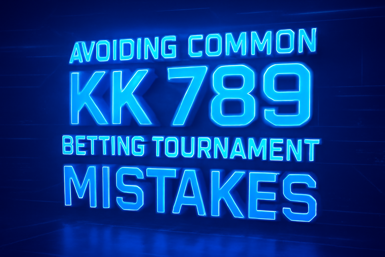 A digital representation of the KK 789 Reset Password Guide with a futuristic design using blue accents.