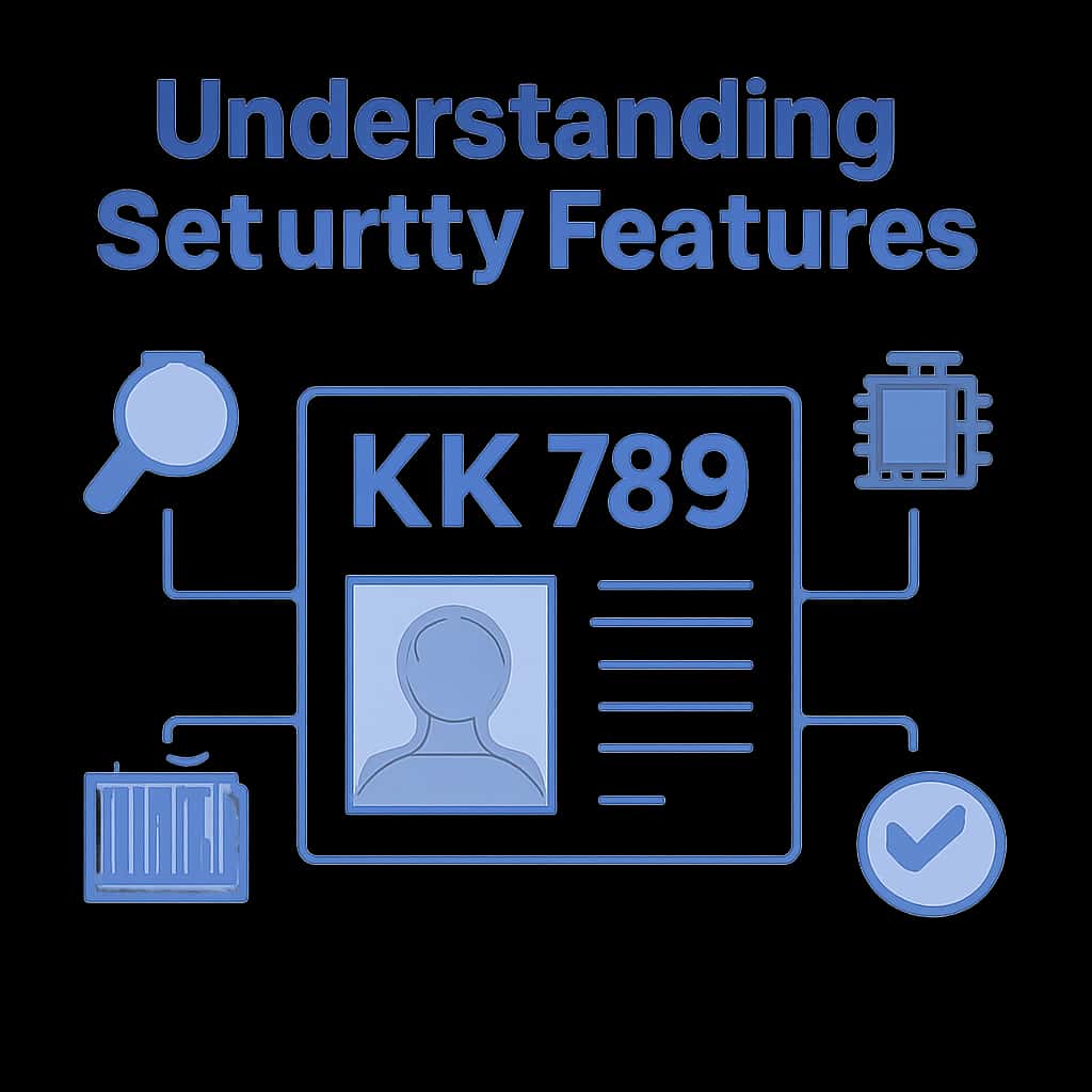 An educational diagram illustrating KK 789 security features.