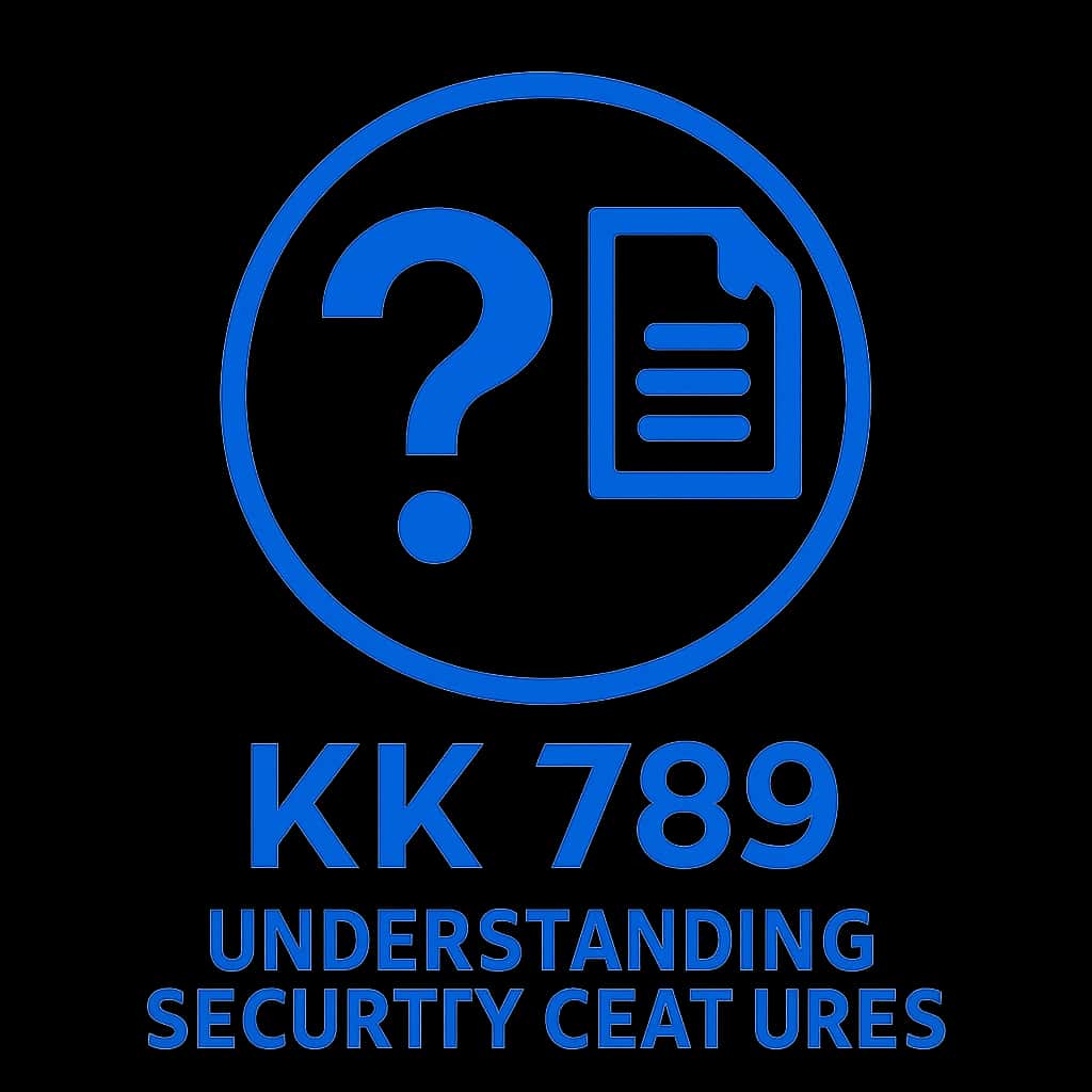 An icon symbolizing security in KK 789.