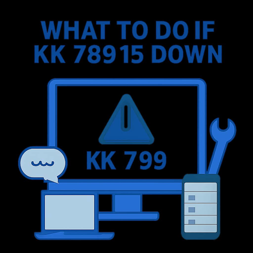 Diagram illustrating troubleshooting steps for KK 789.